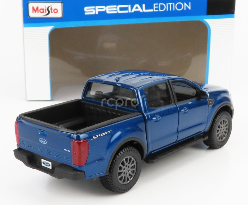 Maisto Ford usa Ranger Fx4 Sport Pick-up Double Cabine 2019 1:27 Blue
