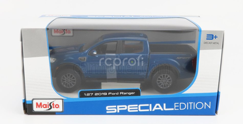Maisto Ford usa Ranger Fx4 Sport Pick-up Double Cabine 2019 1:27 Blue