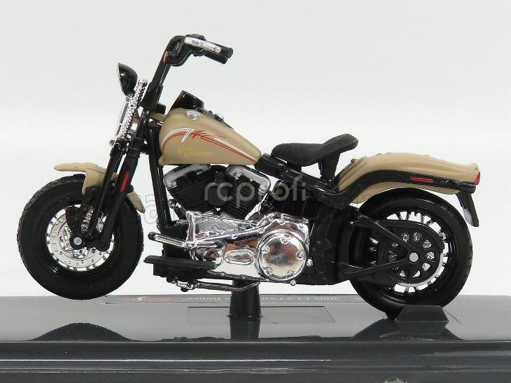 Maisto Harley davidson Flstsb Cross Bones 2008 1:18 Beige