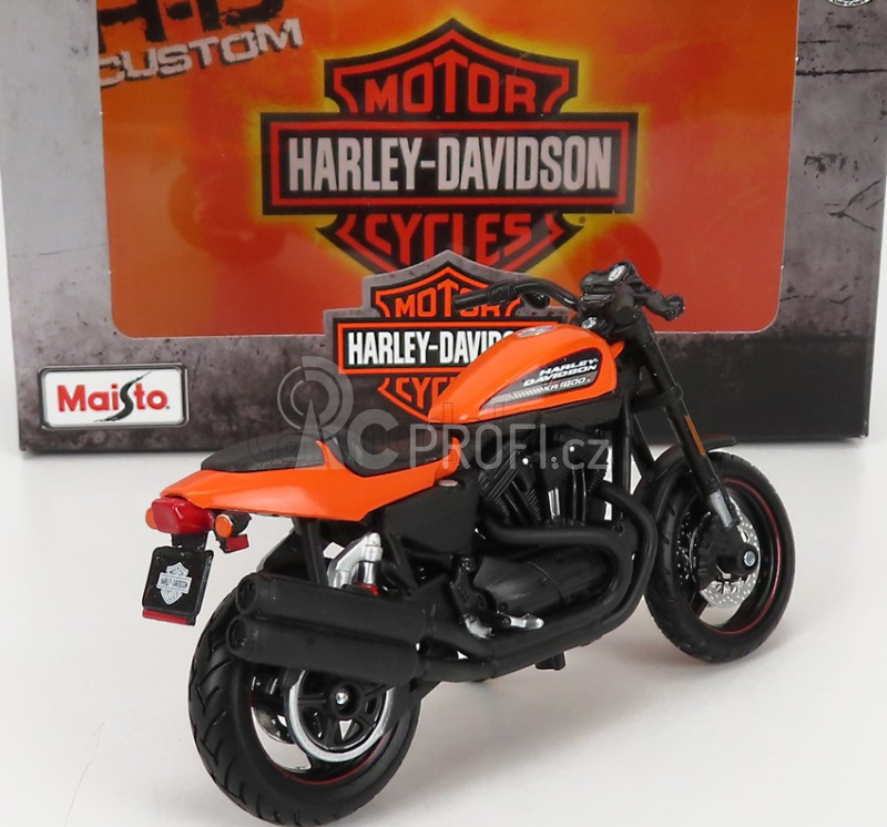 Maisto Harley davidson Xr1200x 2011 1:18 Oranžová Černá