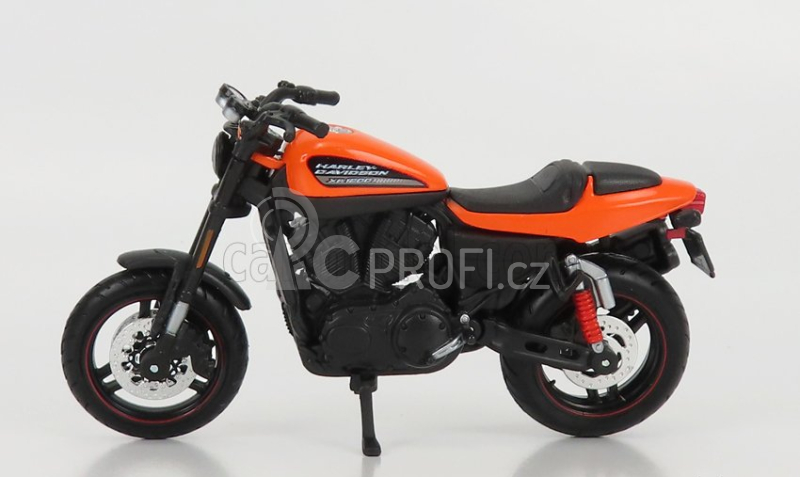 Maisto Harley davidson Xr1200x 2011 1:18 Oranžová Černá