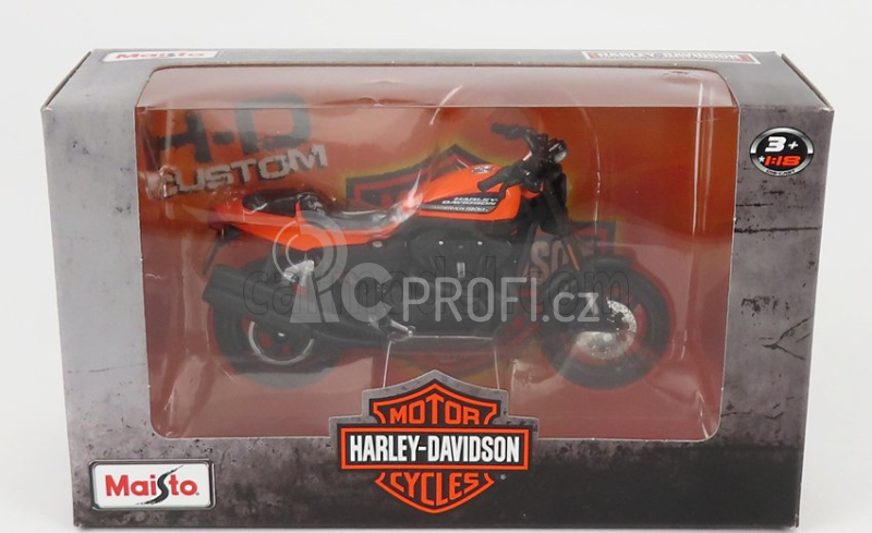 Maisto Harley davidson Xr1200x 2011 1:18 Oranžová Černá