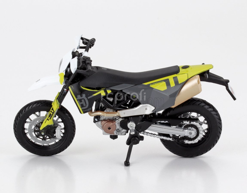 Maisto Husqvarna Husky 701 Supermoto 2023 1:18 Černá Žlutá
