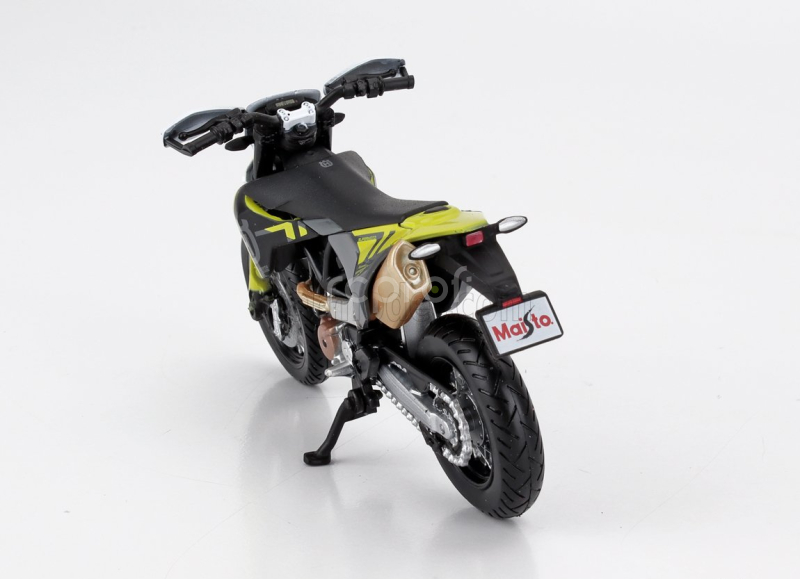 Maisto Husqvarna Husky 701 Supermoto 2023 1:18 Černá Žlutá