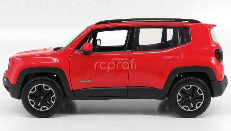 Maisto Jeep Renegade 2017 1:24 Červená Černá