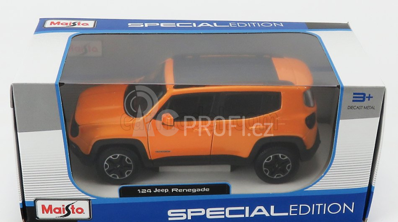 Maisto Jeep Renegade 2017 1:24 Orange Met