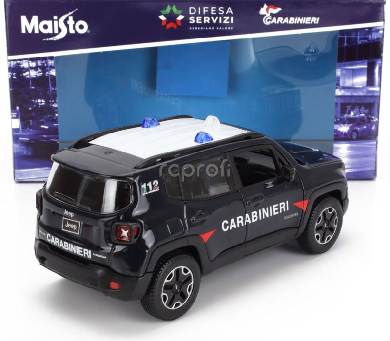 Maisto Jeep Renegade Carabinieri 2017 1:24 Blue