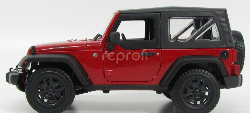 Maisto Jeep Wrangler Willys Soft-top 2014 1:18 Červená Černá