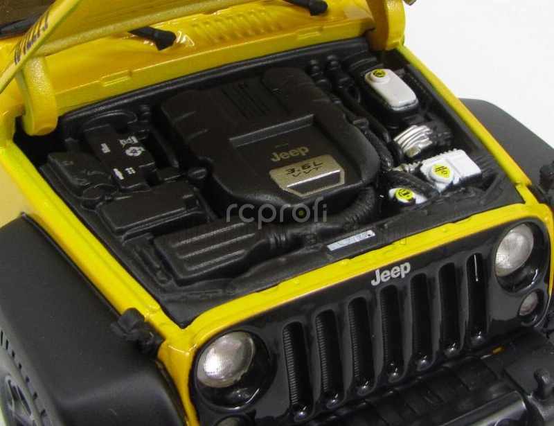 Maisto Jeep Wrangler Willys Soft-top 2014 1:18 Žlutá Černá