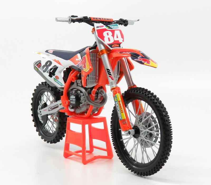 Maisto KTM 450 Sx Red Bull N 84 Jeffrey Herlings Supercross World Champion 2018 1:6 Oranžová Bílá