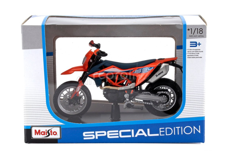 Maisto KTM 690 Smc R 2023 1:18 Oranžová Černá