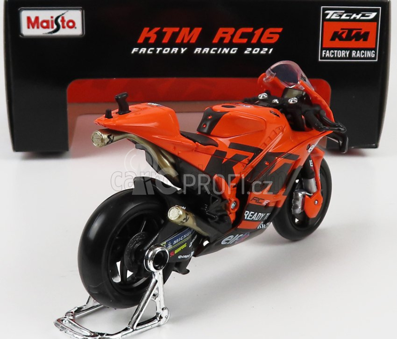 Maisto KTM Rc16 Tech3 Ktm Factory Racing Team N 9 Motogp 2021 1:18, oranžová