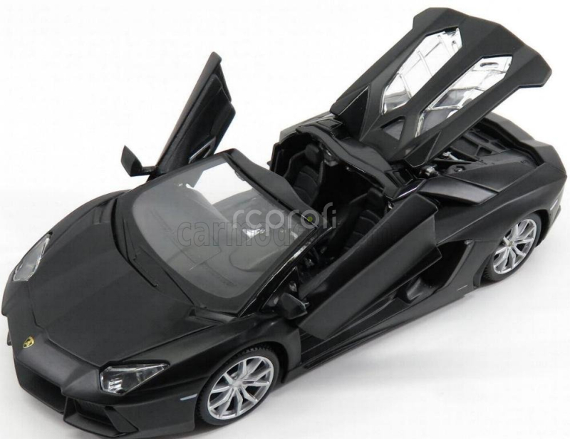 Maisto Lamborghini Aventador Lp700-4 Roadster 2013 1:24 Black Matt