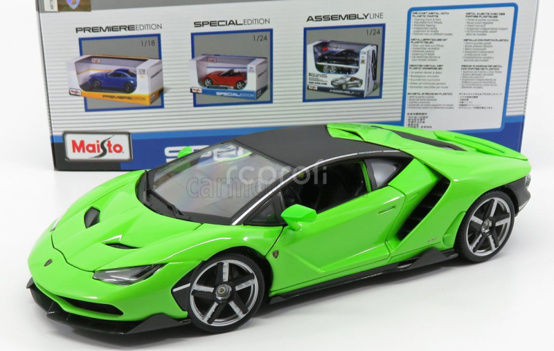 Maisto Lamborghini Centenario Lp770-4 2016 1:18 Zelená Černá
