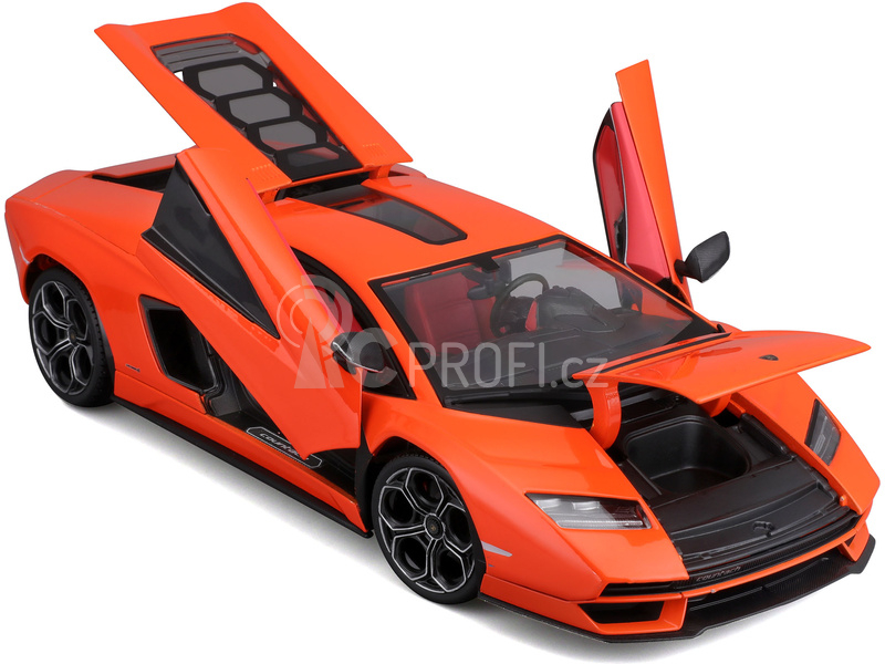 Maisto Lamborghini Countach LPI 800-4 1:18 oranžová