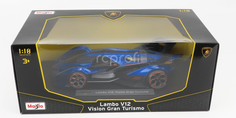 Maisto Lamborghini Lambo V12 Vision Gt N 63 Gran Turismo 2020 1:18 Blue Met
