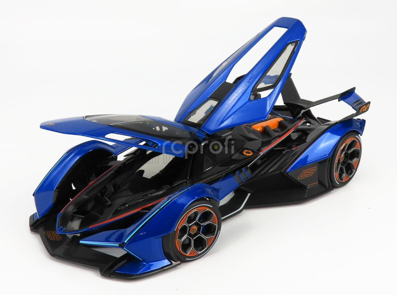 Maisto Lamborghini Lambo V12 Vision Gt N 63 Gran Turismo 2020 1:18 Blue Met