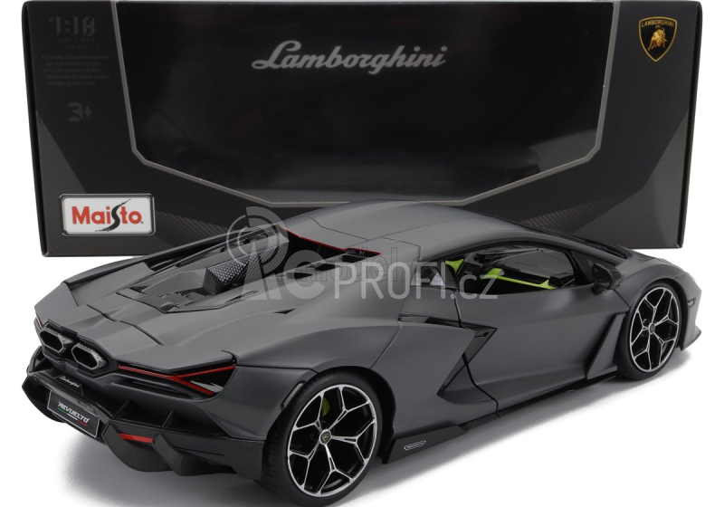Maisto Lamborghini Revuelto Hybrid 2023 - Exclusive Carmodel 1:18 Vulcano Matná Šedá