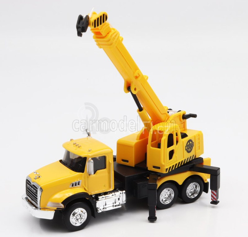 Maisto Mack Anthem Truck 3-assi Cane Gru 2020 1:64 Žlutá Černá
