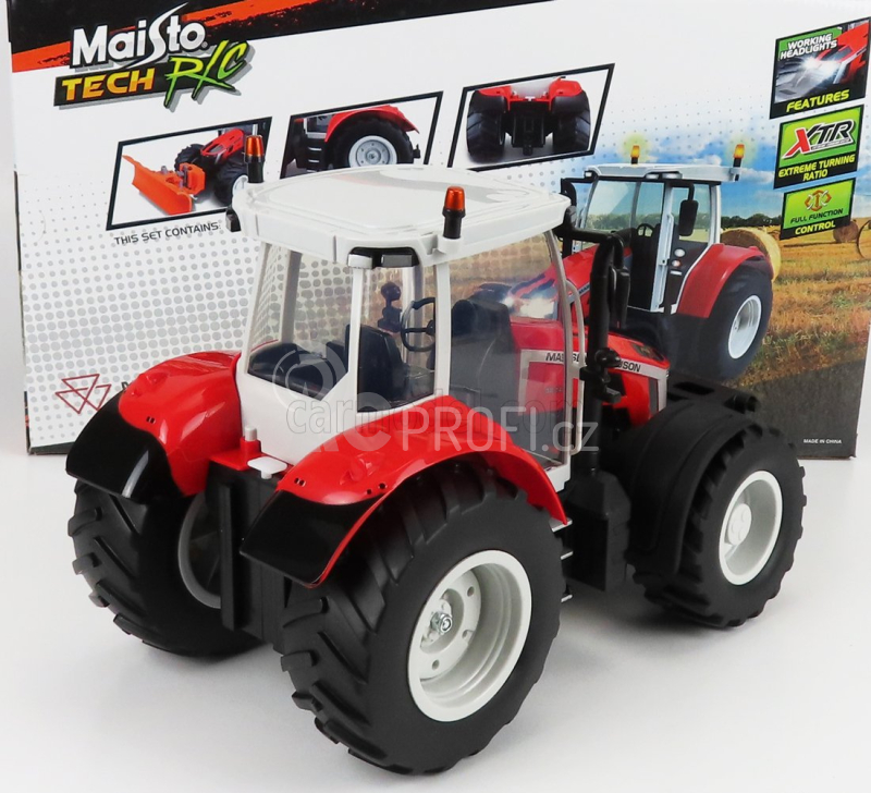 Maisto Massey ferguson 5s.165 Tractor 2020 1:16 Červená Šedá