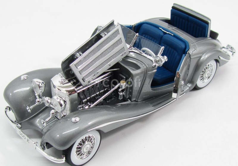 Maisto Mercedes benz 500k Type Special Roadster 1936 1:18 Grey Met