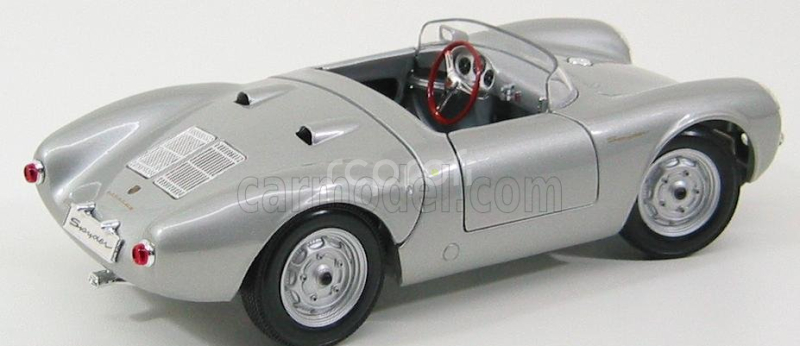 Maisto Porsche 550a Spider 1955 1:18 Silver