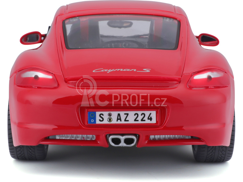 Maisto Porsche Cayman S 1:18 červená