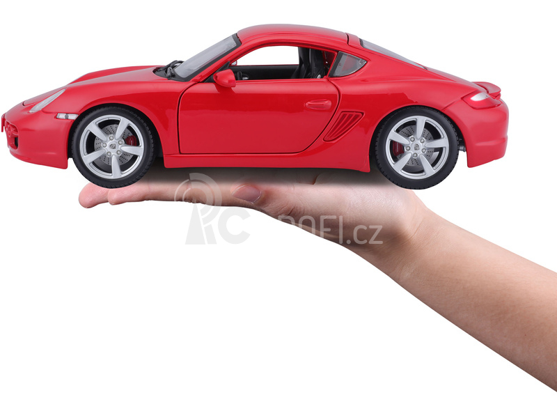 Maisto Porsche Cayman S 1:18 červená