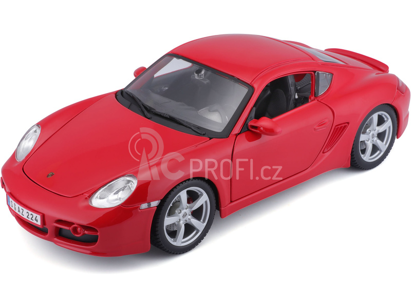 Maisto Porsche Cayman S 1:18 červená