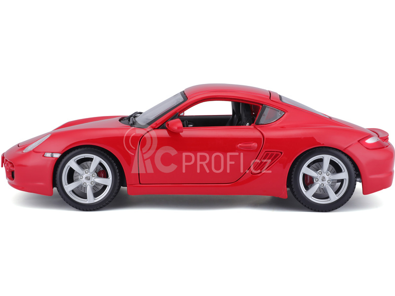 Maisto Porsche Cayman S 1:18 červená