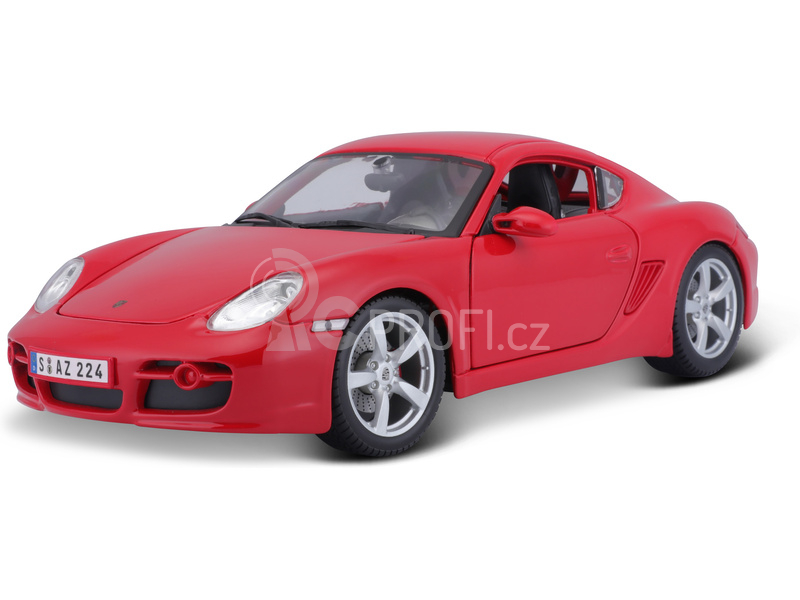 Maisto Porsche Cayman S 1:18 červená