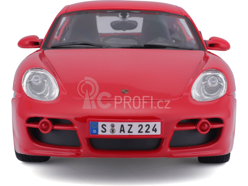 Maisto Porsche Cayman S 1:18 červená
