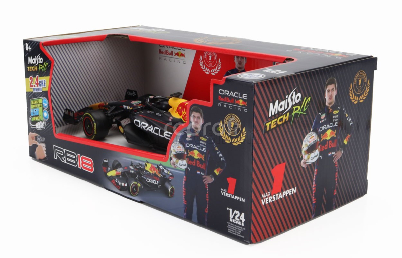 Maisto Red bull F1  Rb18 Team Oracle Red Bull Racing N 1 World Champion Season 2022 Max Verstappen 1:24 Matná Modrá Žlutá Červená