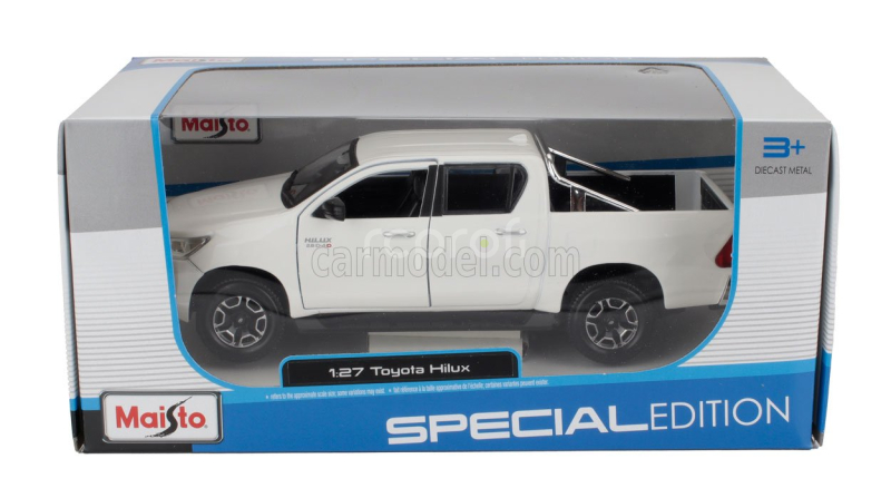 Maisto Toyota Hilux Pick-up 2021 1:27 Bílá