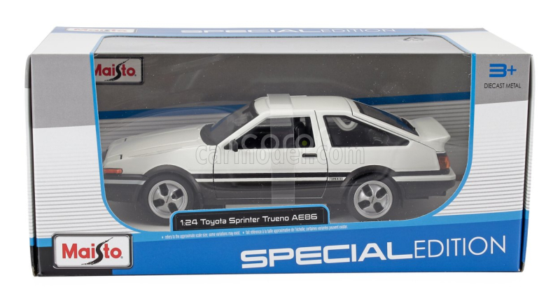 Maisto Toyota Sprinter Trueno Ae86 1979 1:24 Bílá Černá