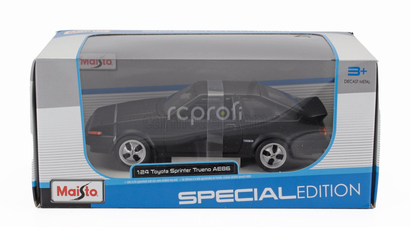 Maisto Toyota Sprinter Trueno Ae86 1979 1:24 Black