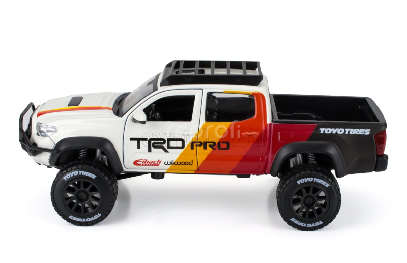 Maisto Toyota Tacoma Pick-up Trd Pro 2023 1:27 Bílá Červená Oranžová Šedá