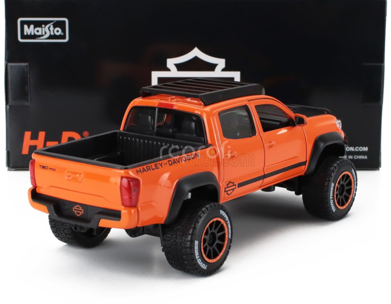 Maisto Toyota Tacoma Trd Pro Pick-up Harley Davidson 2023 1:24 Oranžová Černá