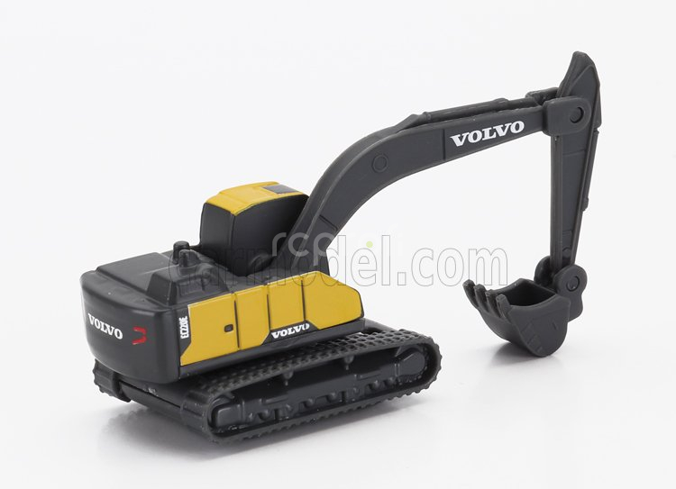 Maisto Volvo Fh16 Xl 750 Truck Pianale Trasporto Ec220e Escavatore Cingolato Excavator 1:64 Černá Žlutá