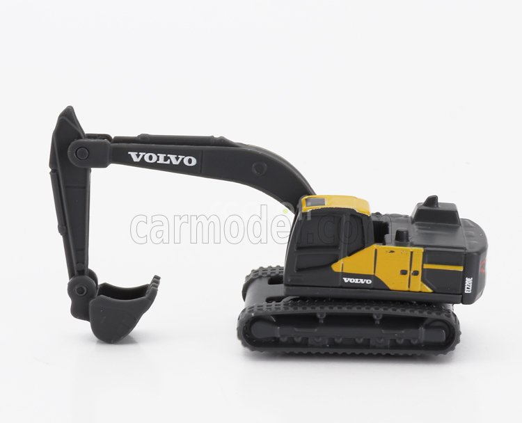 Maisto Volvo Fh16 Xl 750 Truck Pianale Trasporto Ec220e Escavatore Cingolato Excavator 1:64 Černá Žlutá
