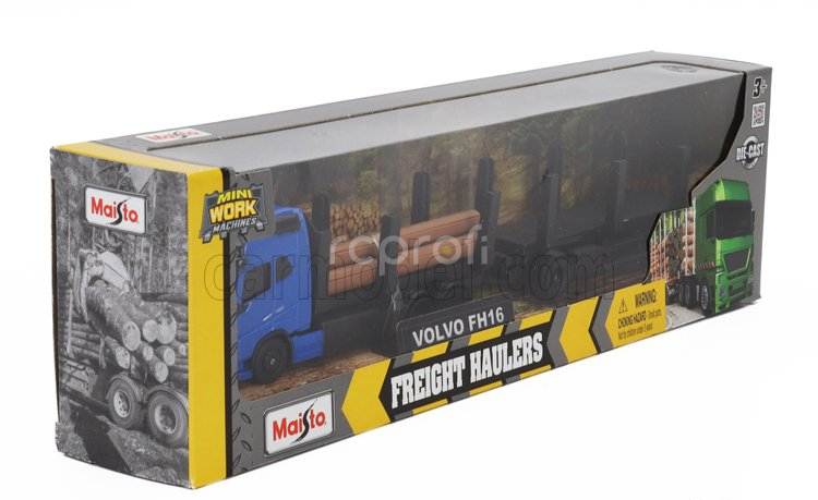 Maisto Volvo Fh16 Xl 750 Truck Trasporto Tronchi Trunk Transport 2018 1:64 Modrá Černá