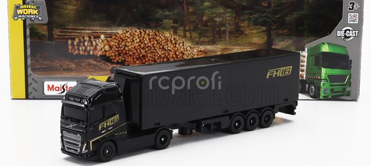 Maisto Volvo Fh16 Xl 750 Truck Trasporto Tronchi Trunk Transport 2018 1:64 Modrá Černá
