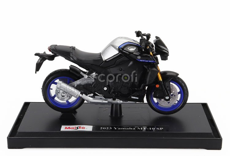 Maisto Yamaha Mt-10 Sp 2023 1:18 Černá Stříbrná