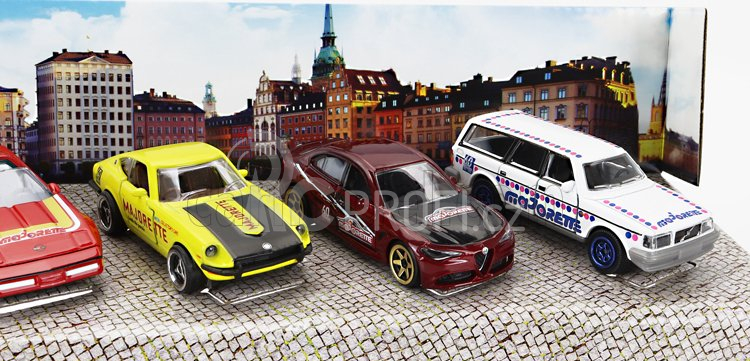 Majorette Alfa romeo Set Assortment 5 Cars Pieces - 60th Anniversary 1:64 Různé
