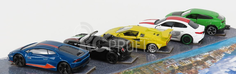 Majorette Lamborghini Set pěti modelů Italy Dreams Cars 1:64