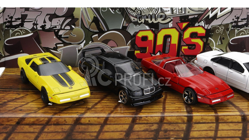 Majorette Mercedes benz Set 4x Youngster 90's Cars 1:64 Různé