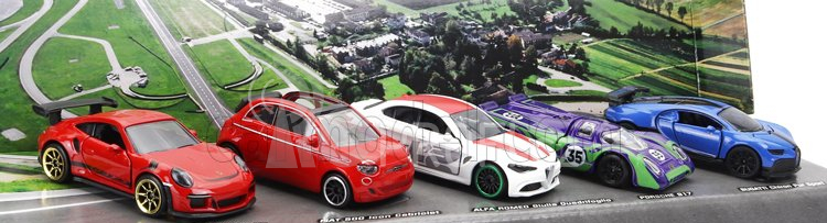 Majorette Porsche Set pěti modelů 1:64
