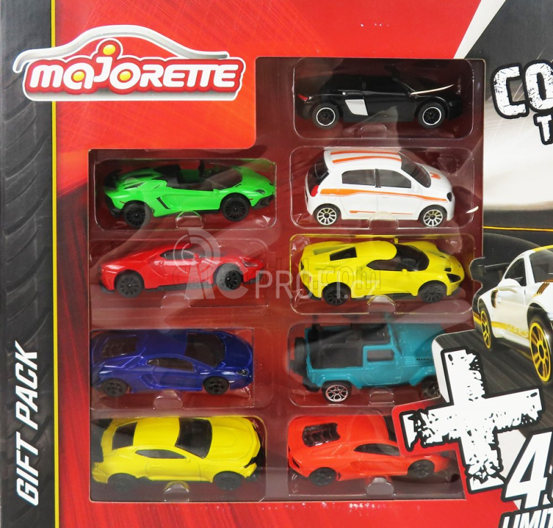 Majorette Porsche Set Assortment 13 Cars Pieces 1:64 Různé