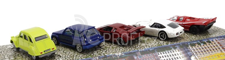 Majorette Renault Set pěti modelů 1:64