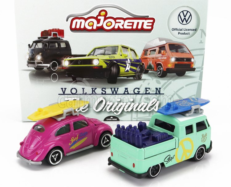 Majorette Volkswagen Set dvou modelů 1:64